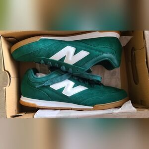 New Balance Teal and White Sneakers